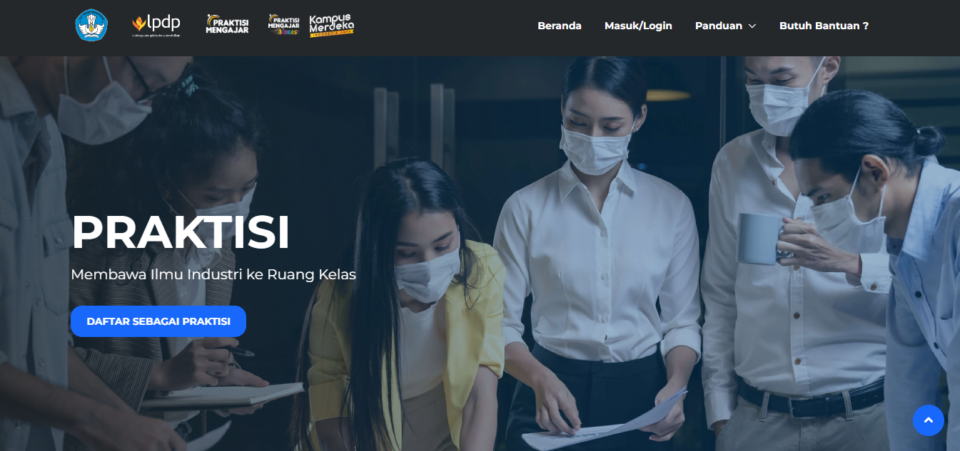 Foto Aset laman praktisi mengajar