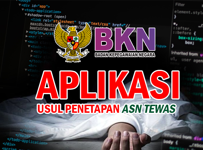 Aplikasi Usul Penetapan PNS Tewas - Gambar Kolase: Net