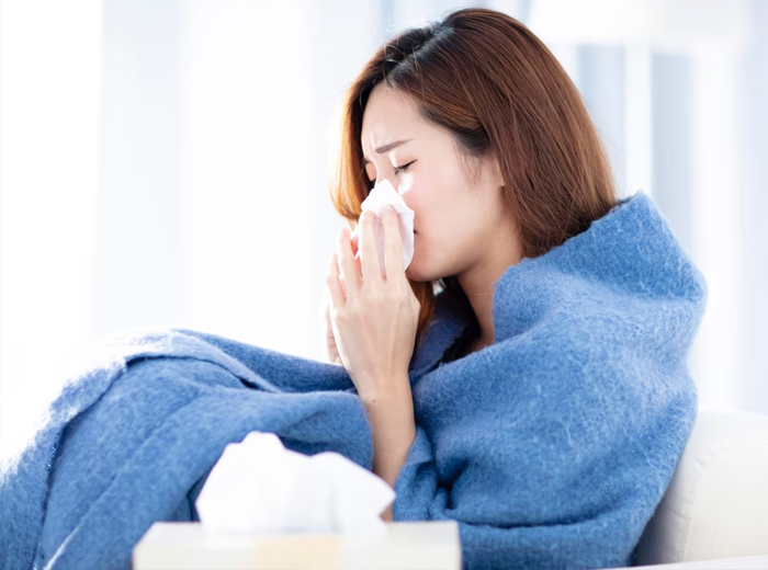 Ilustrasi terserang Flu