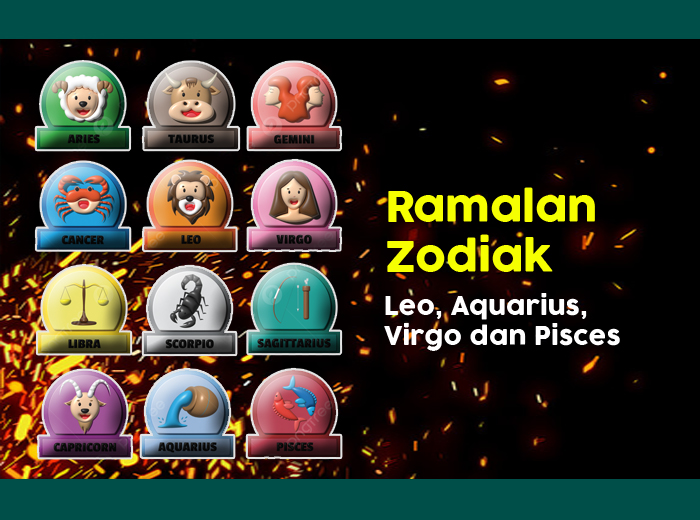 Leo, Aquarius, Virgo dan Pisces