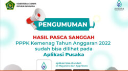 Pengumuman Kemenag