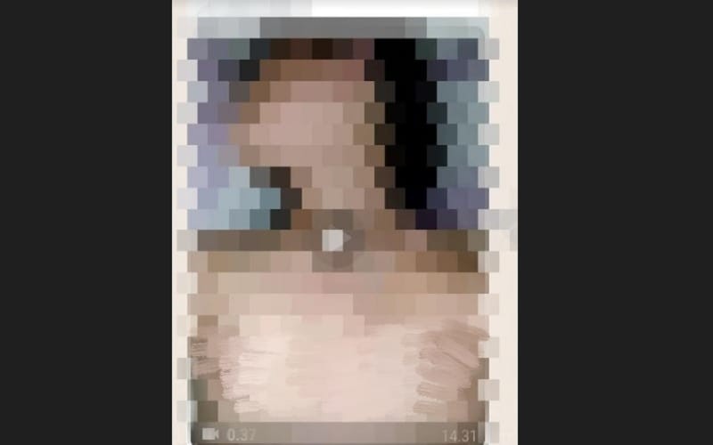 Tangkapan layar video mesum anak di bawah umur di Kolaka Utara. - Foto aset Inews