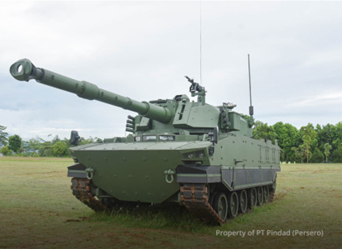Tank Harimau. Tank buatan dalam negeri yang dikhususkan di medan tropis. PT Pindad