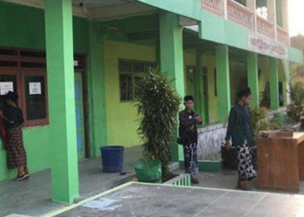 Tempat dimana seorang guru dilukai lehernya oleh muridnya lantaran tak terima nilainya jelak - Gambar Aset Tribun Jateng