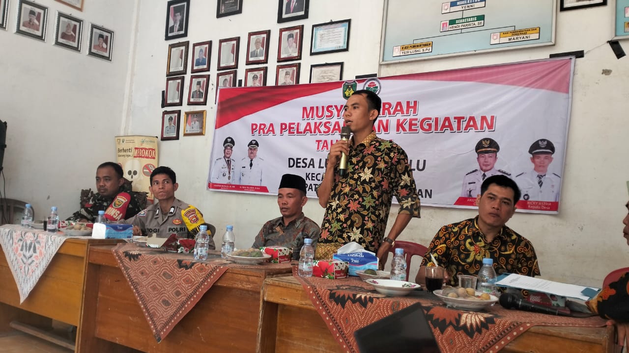 Desa Lubuk Sirih Ulu Gelar Musyawarah Pra Pembangunan Fisik Tahun 2024