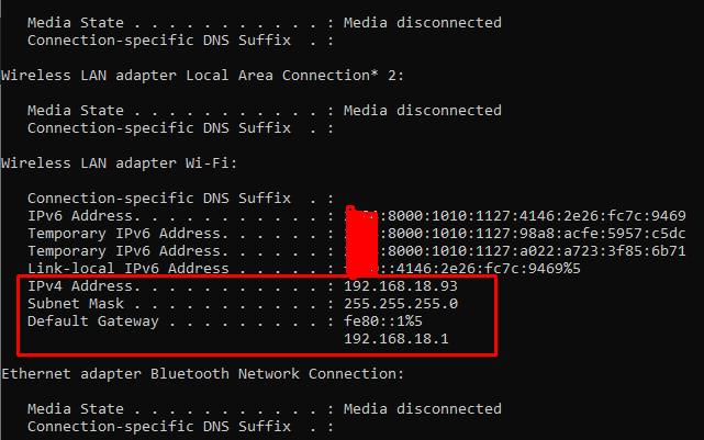Melihat IP Semua Perangkat