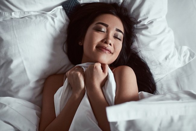 Ilustrasi Wanita puas lahir batin - net