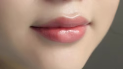 Ilustrasi Bibir Merah Alami