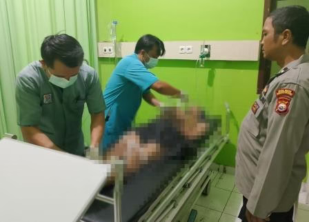 Jenazah Korban saat di Rumah sakit