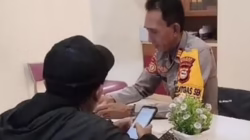 Kapolsek Bungaya, AKP Hamsir Natsir memberikan klarifikasi terkait dengan kasus oknum guru SMP dan siswinya