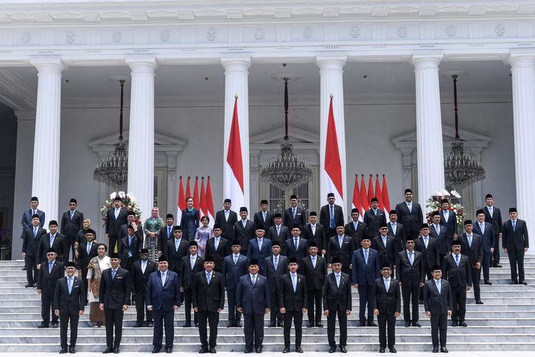 Menteri dan Wakil Menteri Kabinet Merah Putih Prabowo-Gibran