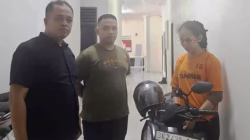 Sintia 21 tahun, mahasiswi di Medan curi motor dengan modus ajak kencan. Foto - Dok. Polsek Tuntungan