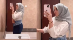 Tangkapan Layar Video Bu Guru Salsa di TikTok