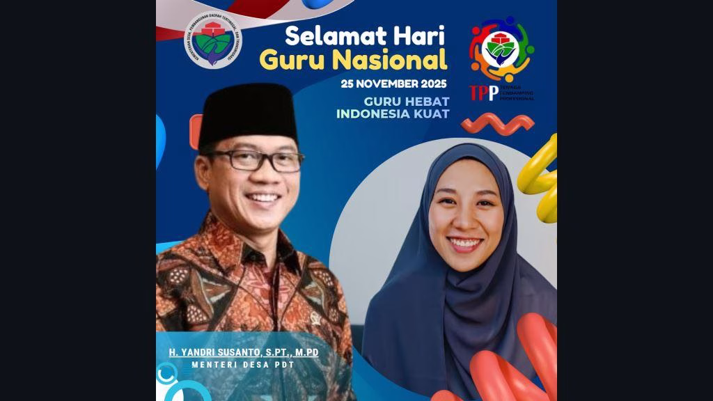 Twibbon Hari Guru Nasional - TPP Kemendesa PDT