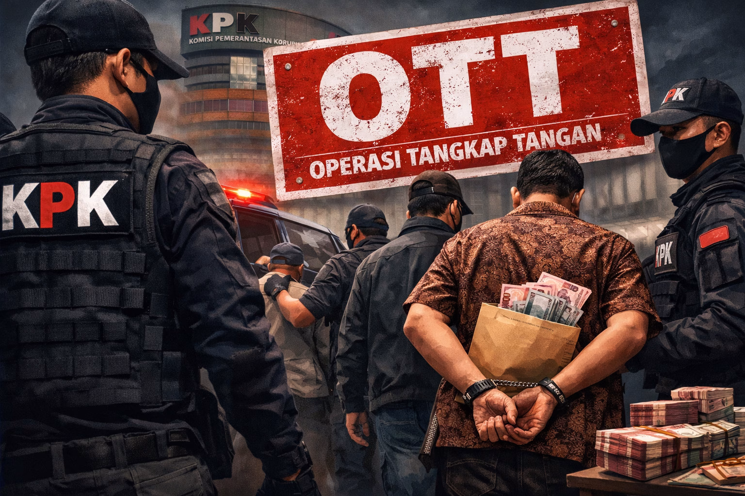 Ilustrasi OTT KPK