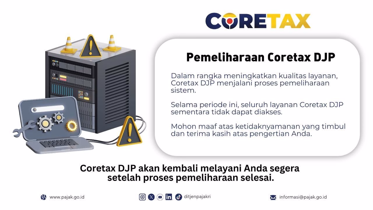 Tangkapan layar laman djp